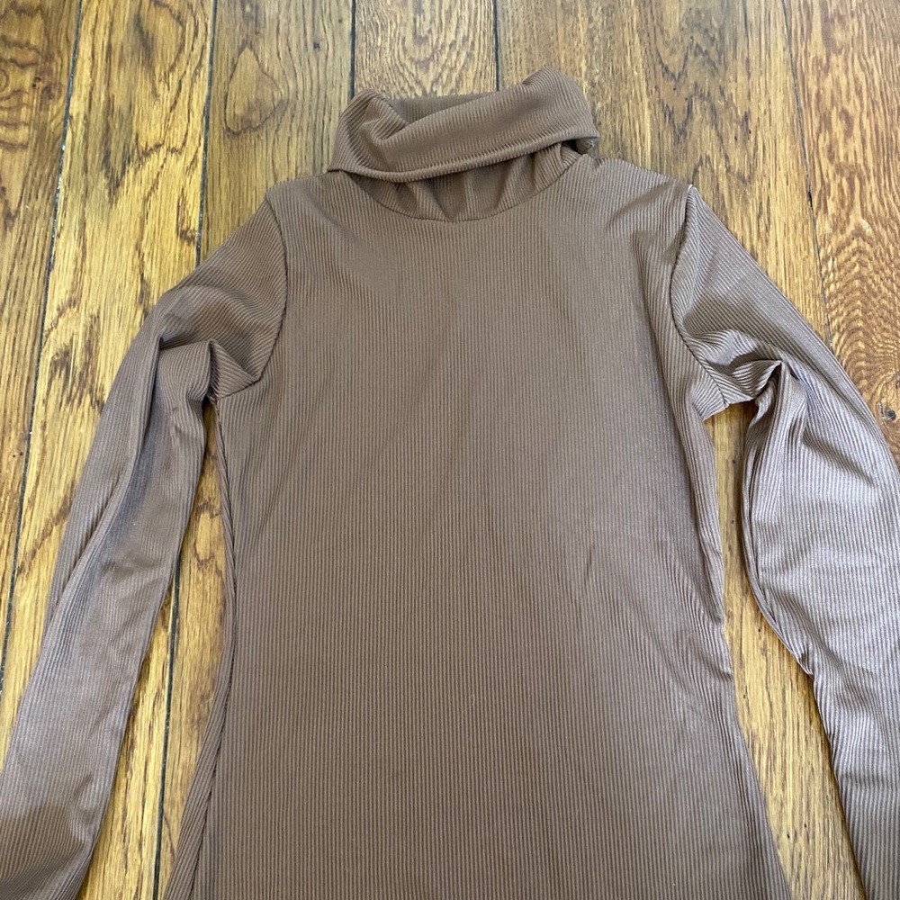 Brown Turtleneck